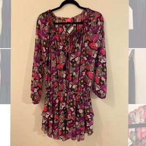 Floral Drop-waist Dress